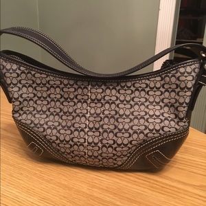 Authentic Coach Print Purse Handbag