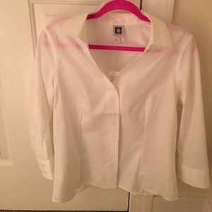 button up professional blouse