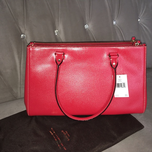 NWT Kate Spade Martine Wellesley Handbag in Garnet - Picture 7 of 7