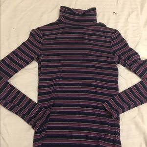 Forever 21 striped turtle neck