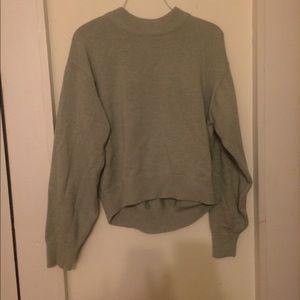 PASTEL MINT GREEN CREW NECK SWEATER