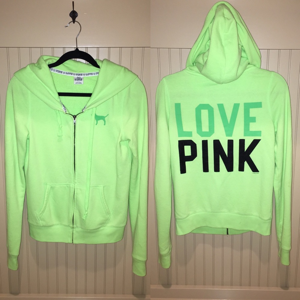 Victoria's Secret PINK Zip Up Jacket with hood