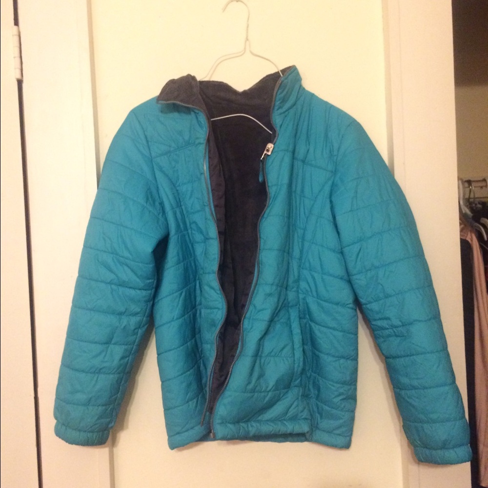 Light blue thermal coat