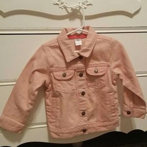 Carter's pink jacket.