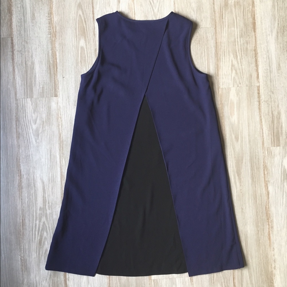 Rag & bone blue and black dress