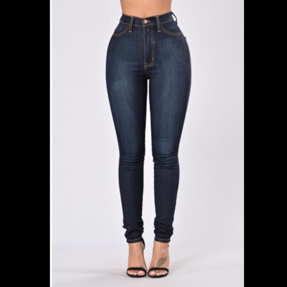 FASHION NOVA HIGH WAISTED SKINNY JEANS BISH