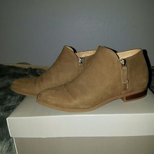 Franco sarto leather ankle boots