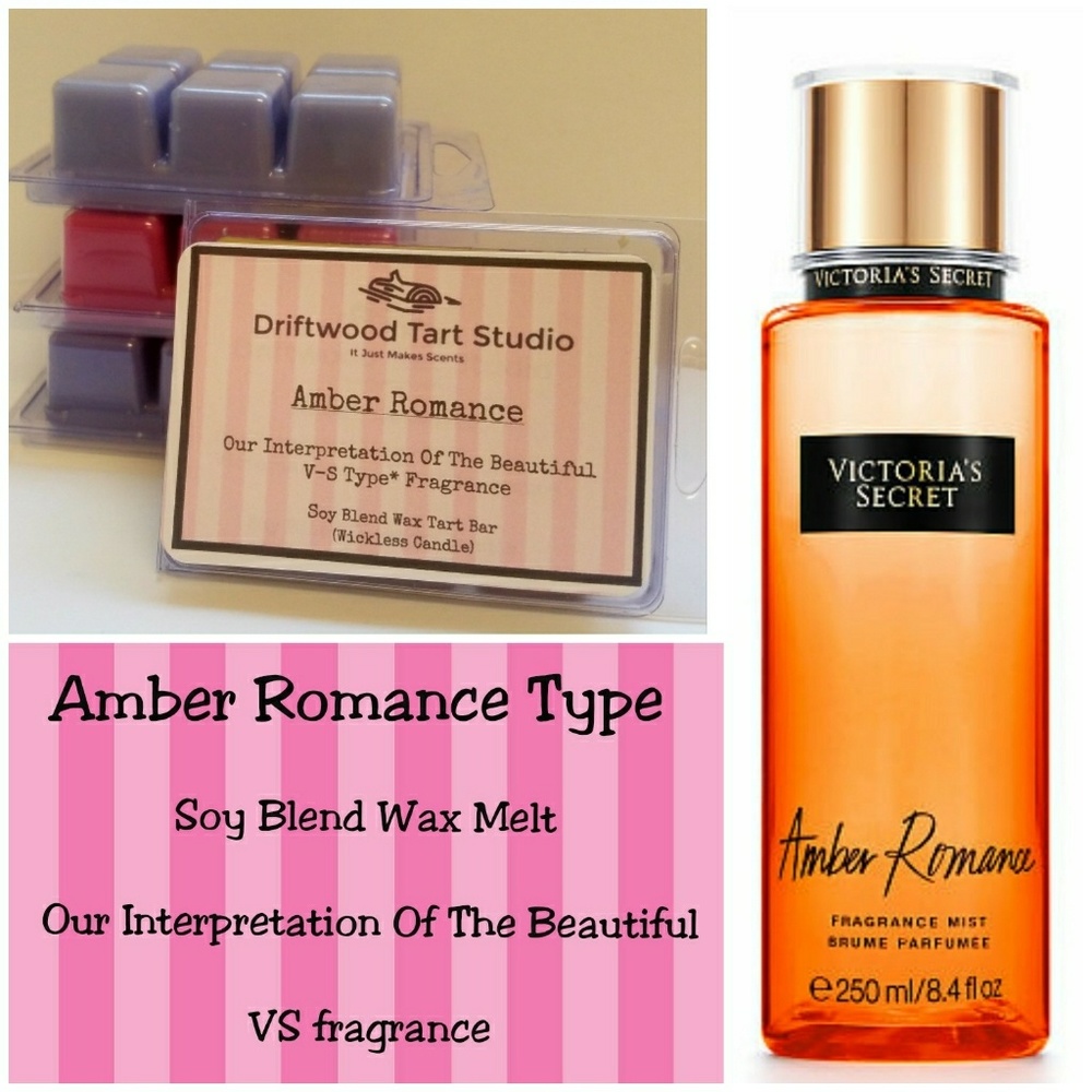 Amber romance VS type soy wax tart/wickless candl