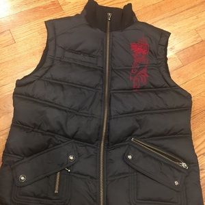 Harley-Davidson women's black puffer vest