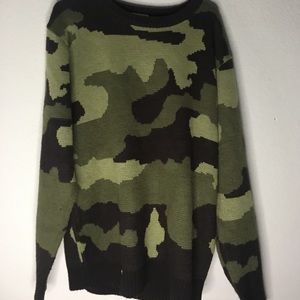 Camo sweater