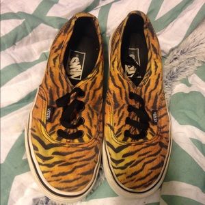 Tiger stripped vans