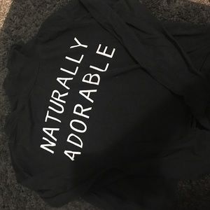 Black long sleeve crop top / turtle neck