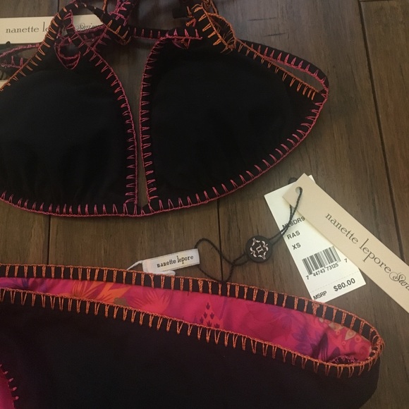 REVERSIBLE SET Nanette Lepore Jakarta Jaguar Vixen - Picture 4 of 8