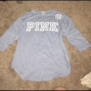 PINK light blue tshirt