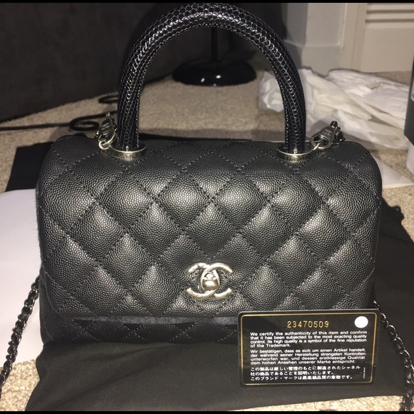 Chanel Coco Handle Mini Lizard Handle - Picture 2 of 4