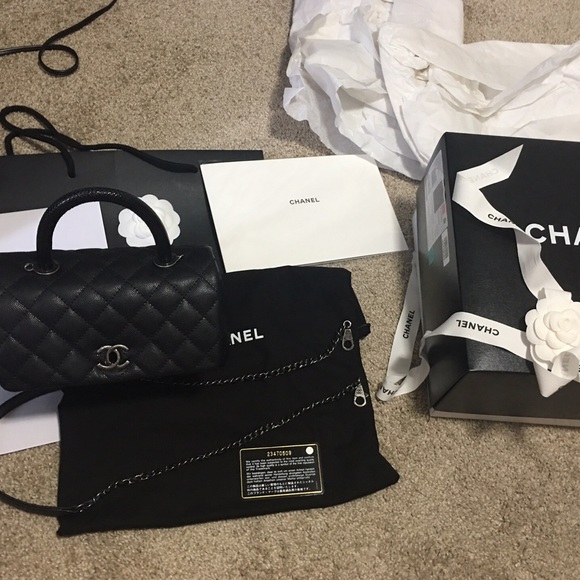 Chanel Coco Handle Mini Lizard Handle - Picture 4 of 4