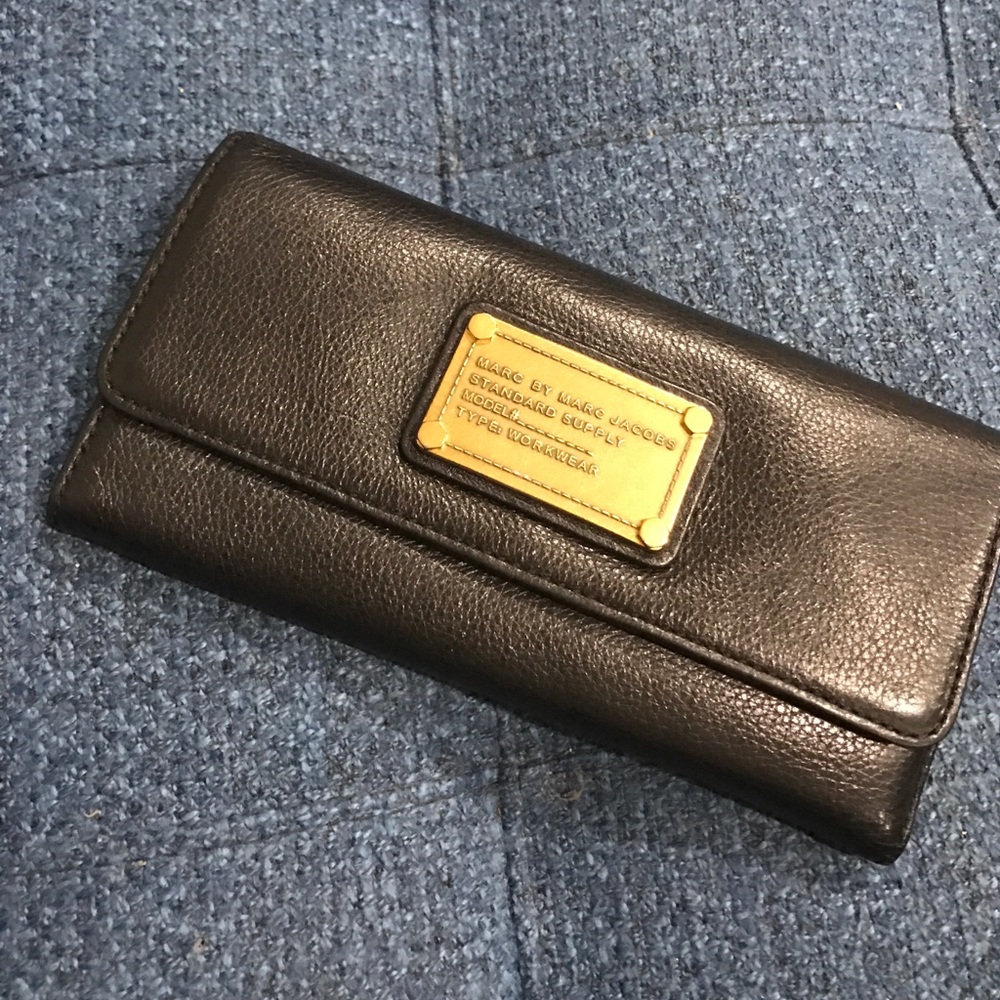 Marc by Marc Jacobs Black Leather Wallet