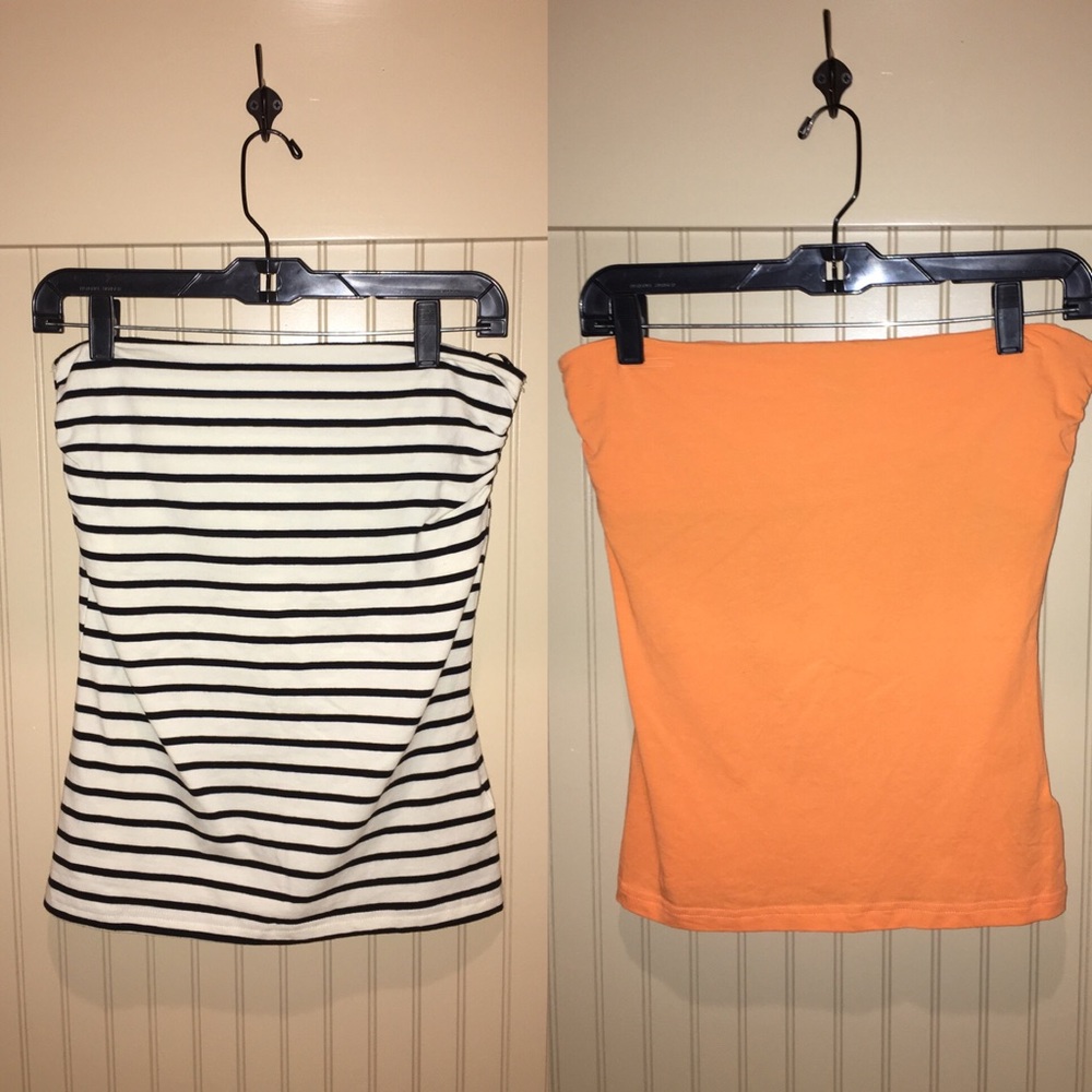 Strapless fitted tops