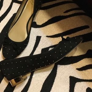 ANN TAYLOR STUDDED BALLERINA FLATS!