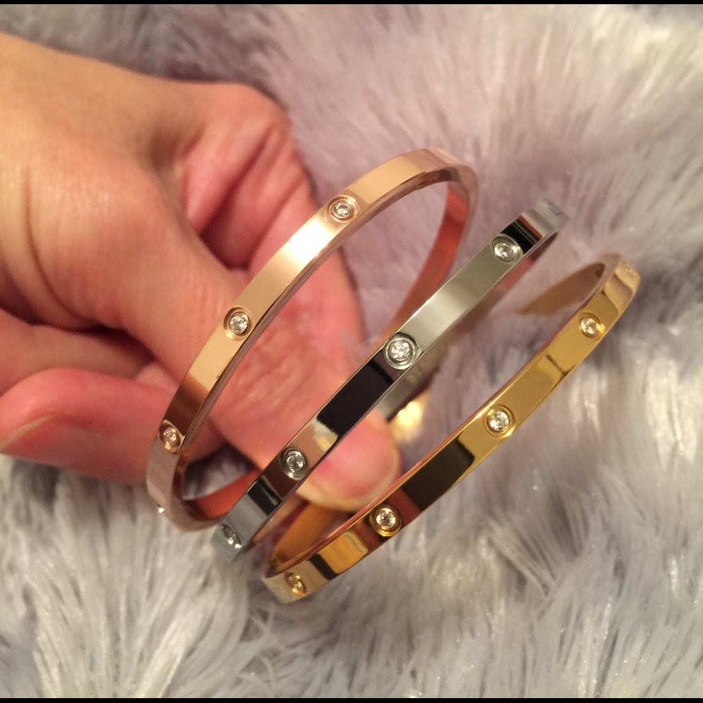 18K Gold Filled CZ bracelet