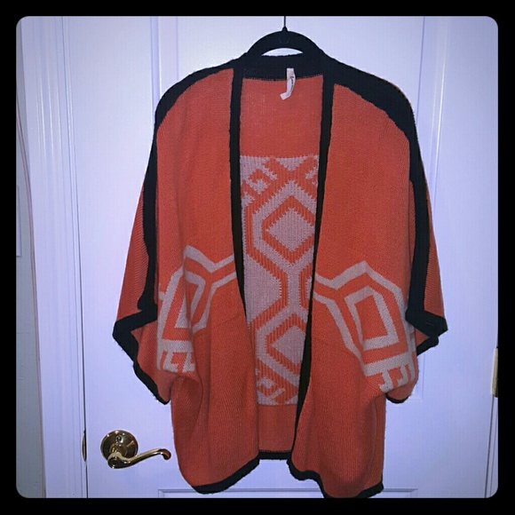 Love Marks Tops - Orange Kimono