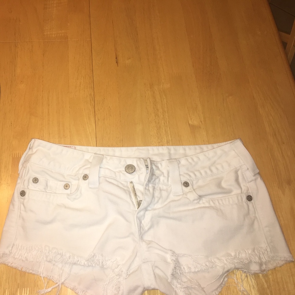 Bobby cut off True Religion shorts
