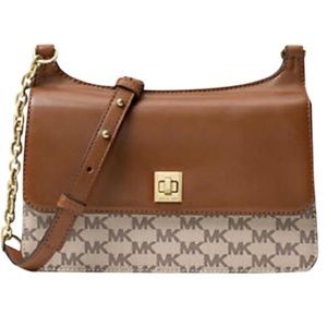 Brand NWT MK Medium Natalie Heritage Crossbody