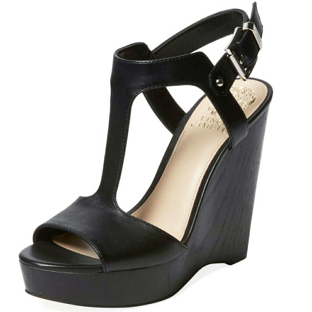 VC Leather Wedge Sandal 🌻🌴TODAY ONLY🎆🥳
