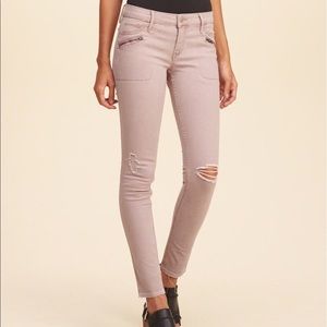 Hollister Low Rise Super Skinny Twill Pants