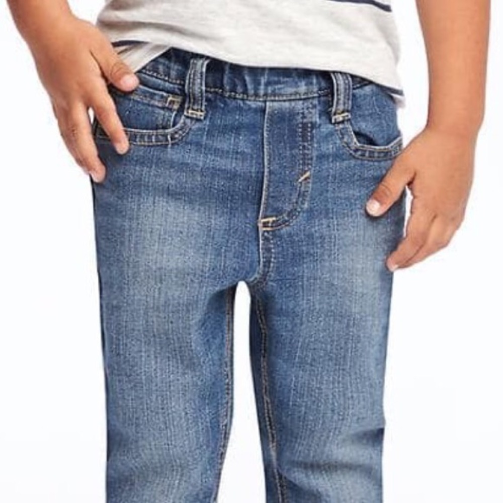 Toddler Pull-On Skinny Jeans/Medium Wash