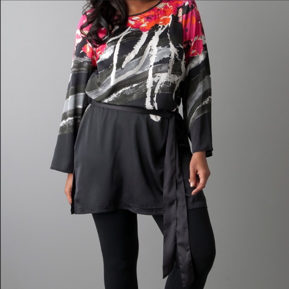 Lane Bryant silky tunic