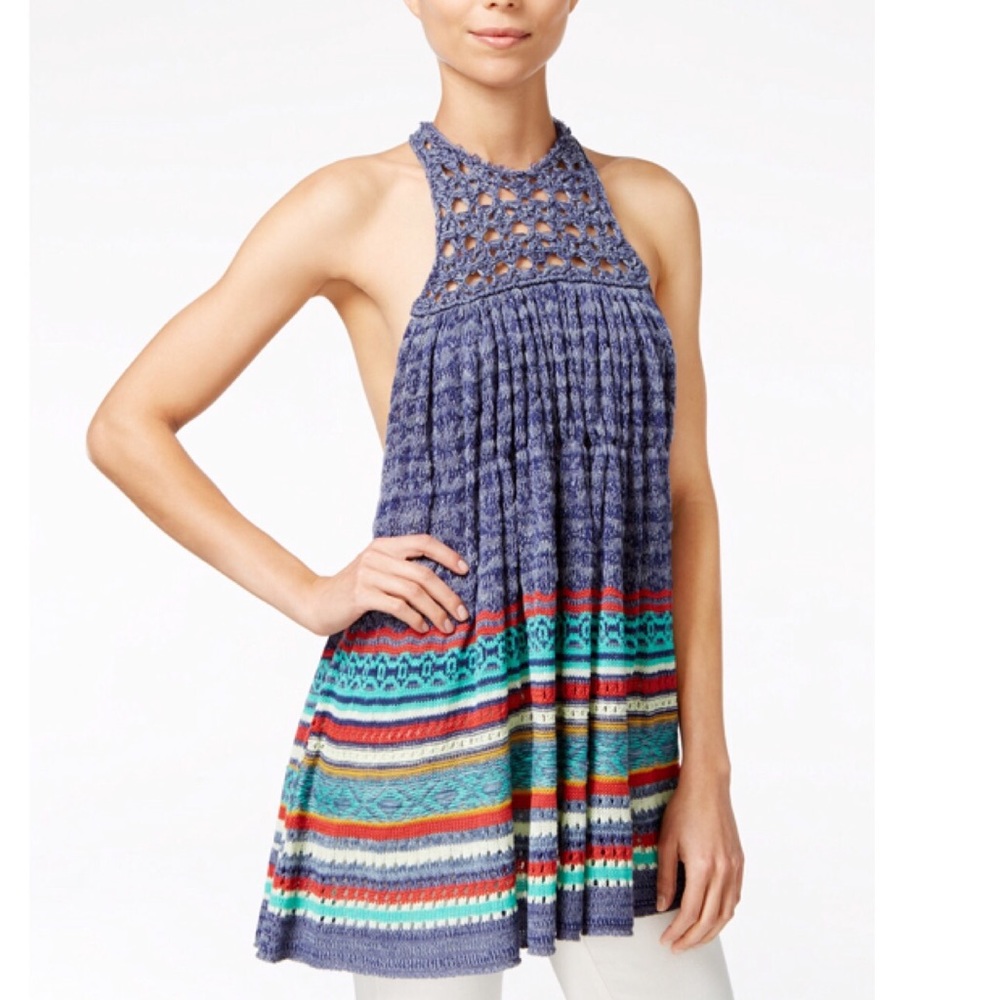 BNWT Free People Rare Hearts Tunic