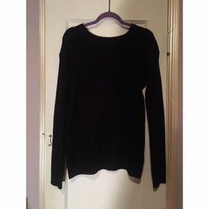 Knitted Black Sweater