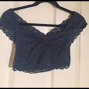 Free People Lace Crop Top