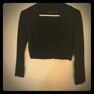 Black Cropped Shrug