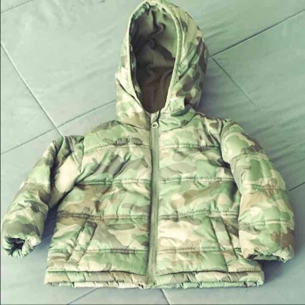 Toddler boy Army Coat