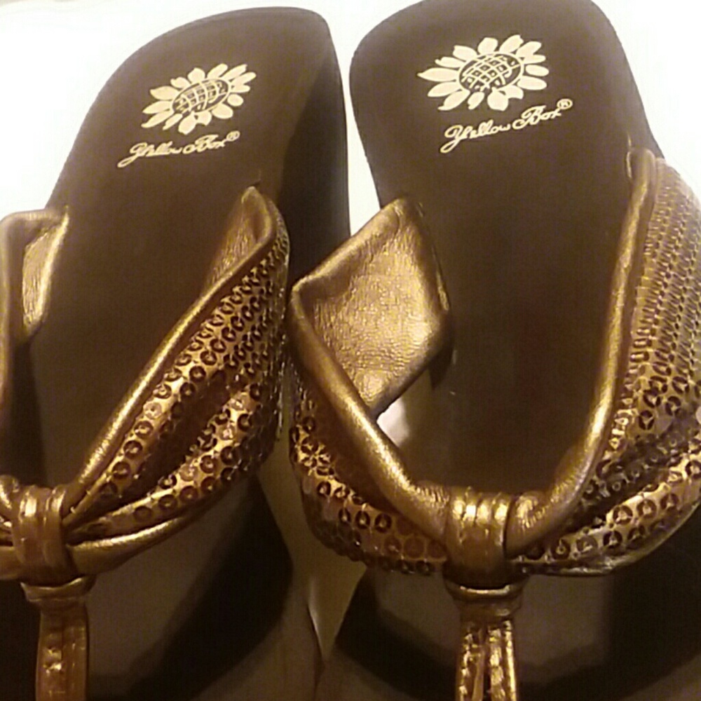 Yellow Box Sandals