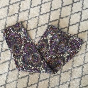 Fun paisley J. Crew City Fit