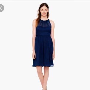 Jcrew Megan bridesmaid dress in dark cove Sz 4