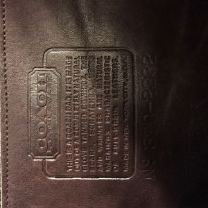 Vintage Coach Strapless Satchel Style Bag