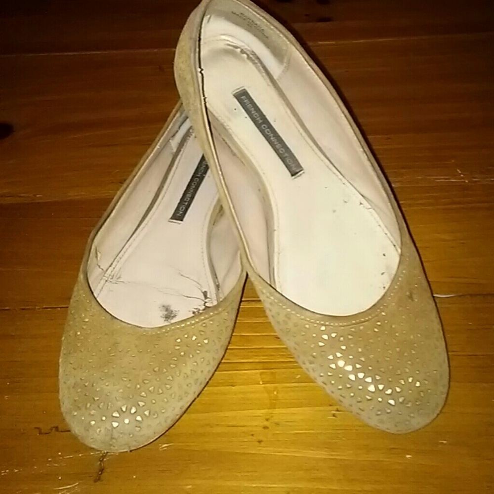 French Connection "Barabra" Eyelet Flats