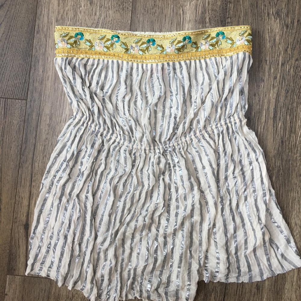 Free people strapless top