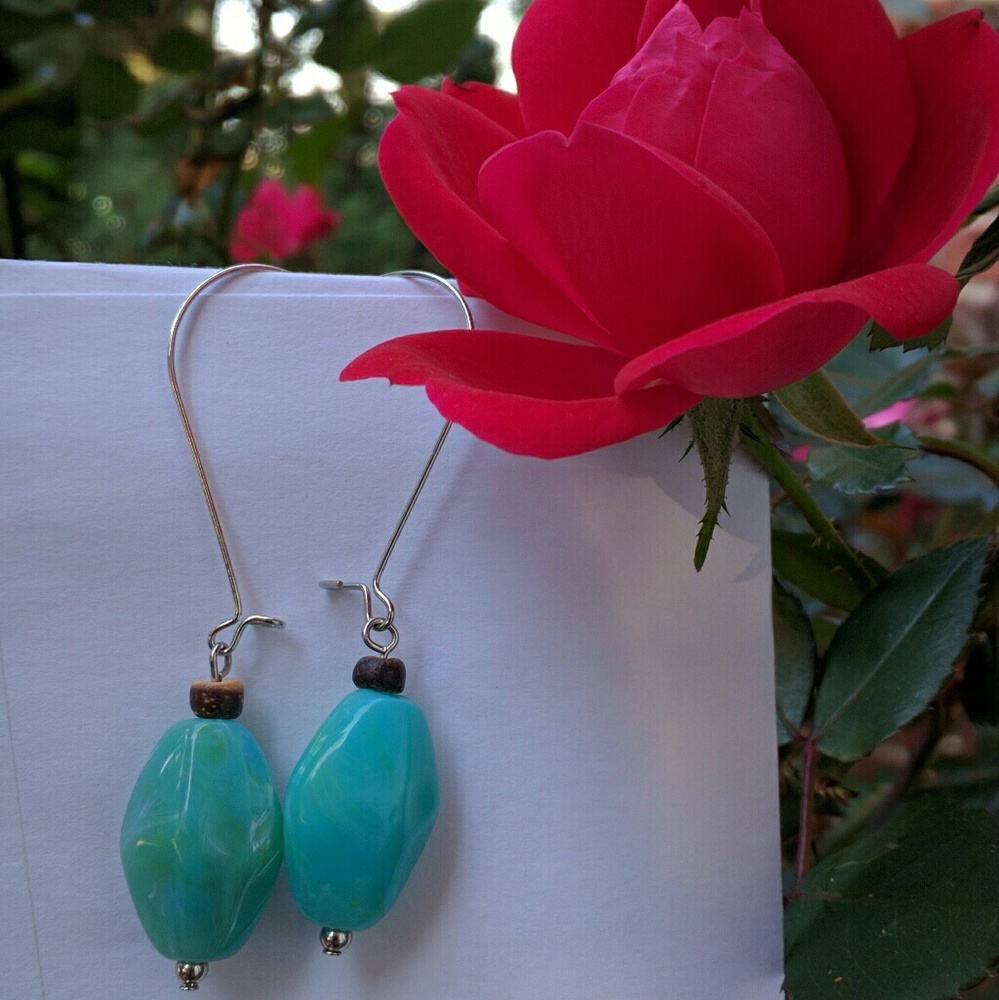 Turquoise drop earrings