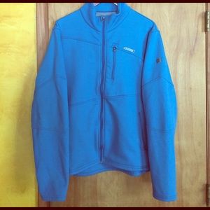 Under armour light blue soft shell