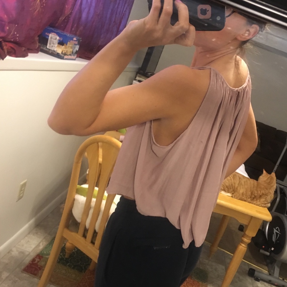Light plum summer top