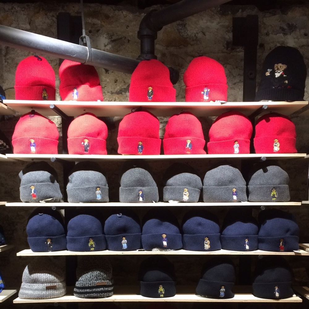 Ralph Lauren Polo Ribbed Cuff Beanies.