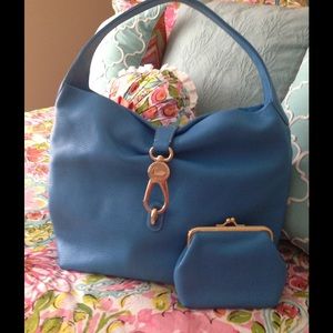 💥🐳DOONEY & BOURKE Hobo Handbag Sky