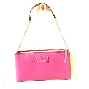 Purple Kate Spade clutch