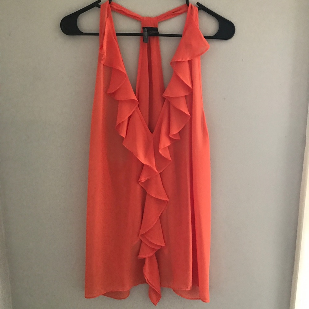 Flowy orange tank