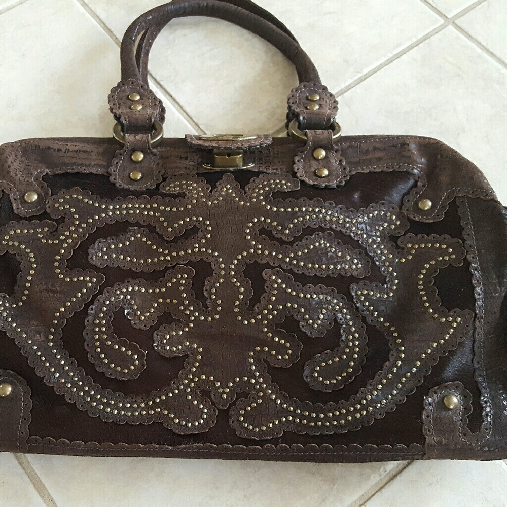 Brown preowned  Isabella Fiore Handbag